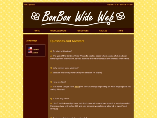 faq screenshot