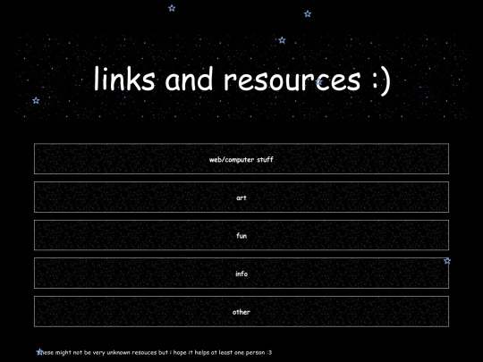 links screenshot