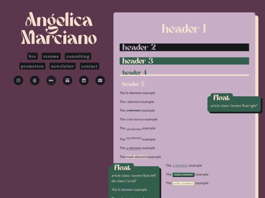 styleguide screenshot