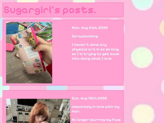 Posts screenshot