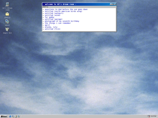 poetry screenshot