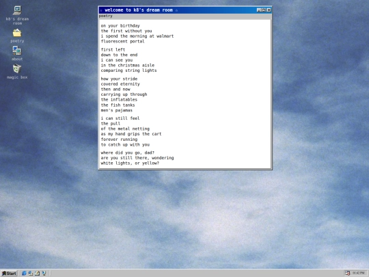 poetry/untitledwalmart screenshot