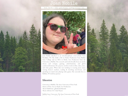 bio screenshot