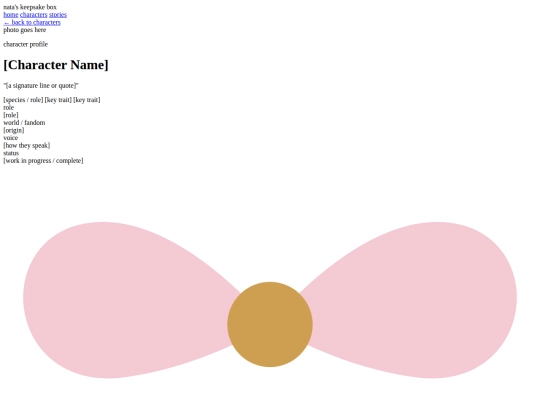 character-template screenshot