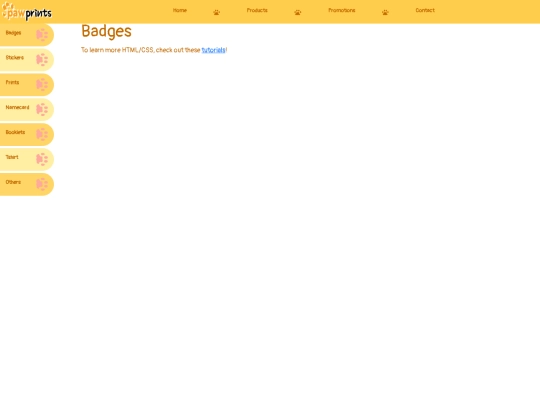 badges screenshot