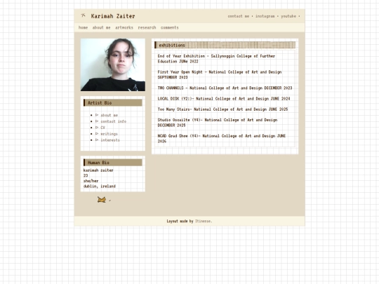 website/cv screenshot