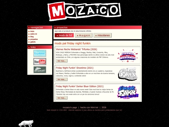 projects screenshot