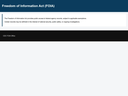foia screenshot