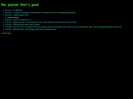 journal screenshot