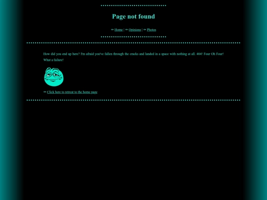 not_found screenshot