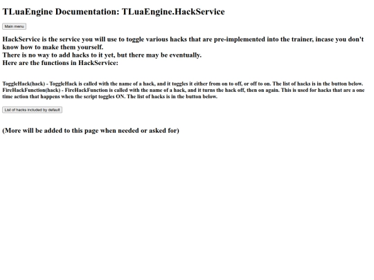 TLuaEngine/HackService screenshot