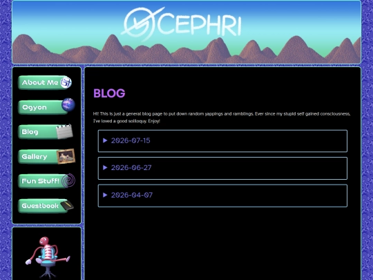 blog screenshot