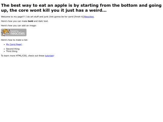 index screenshot