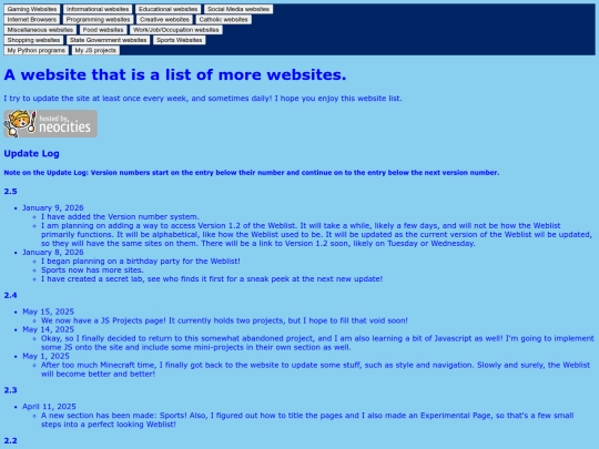 index screenshot