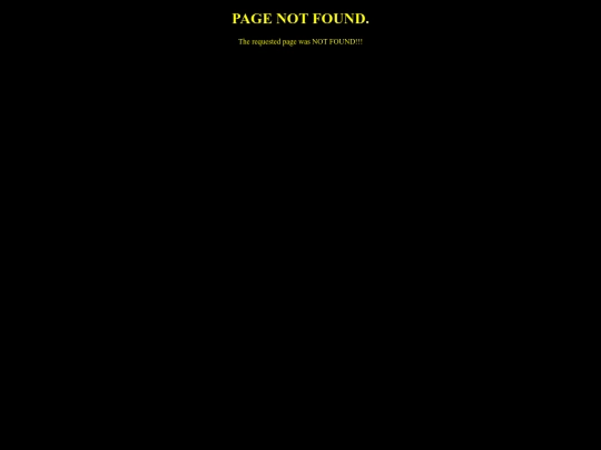 not_found screenshot