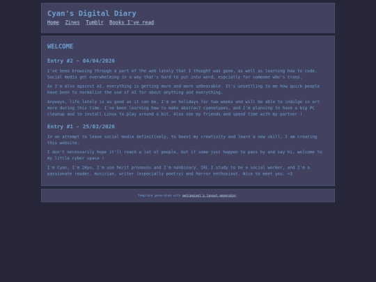 blog screenshot