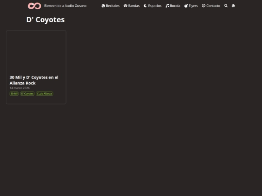 bandas/d-coyotes screenshot
