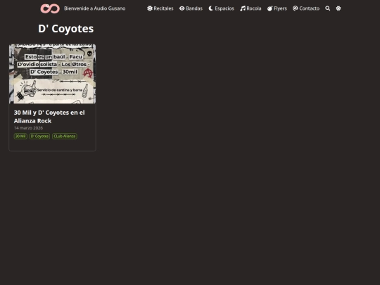 bandas/d-coyotes/page/1 screenshot