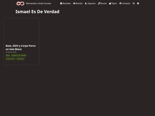 bandas/ismael-es-de-verdad screenshot
