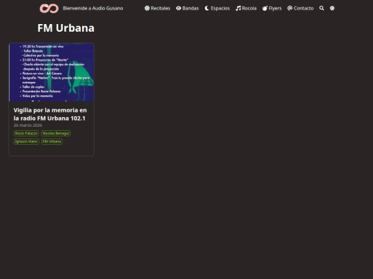 espacios/fm-urbana screenshot