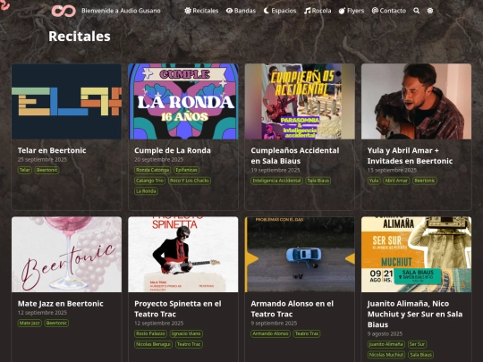recitales/page/4 screenshot