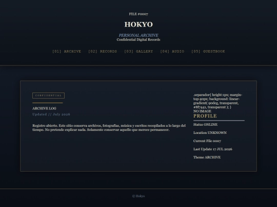 index screenshot