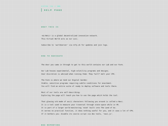 world/help screenshot