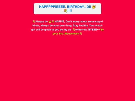 Final copy of bday/BBDDAY/bday4 screenshot