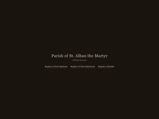 Parish-Archive screenshot