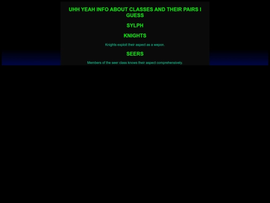 Class screenshot