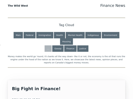 finance screenshot