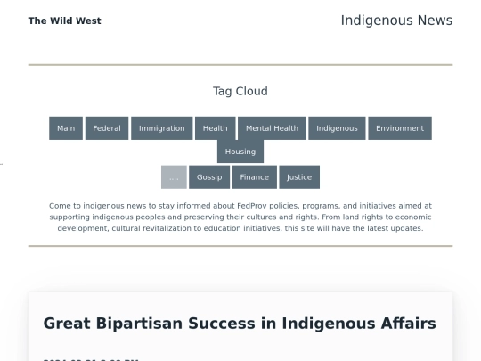 indigenous screenshot