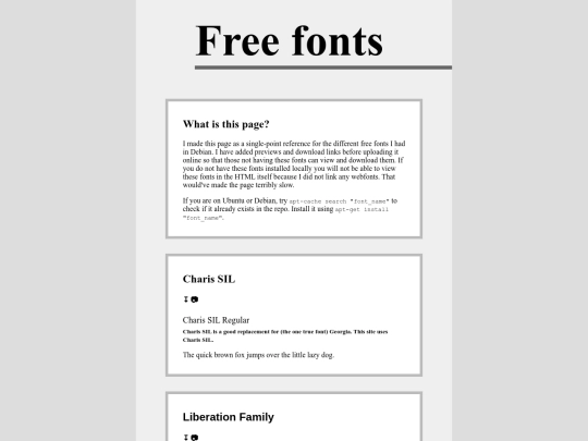 freefonts screenshot