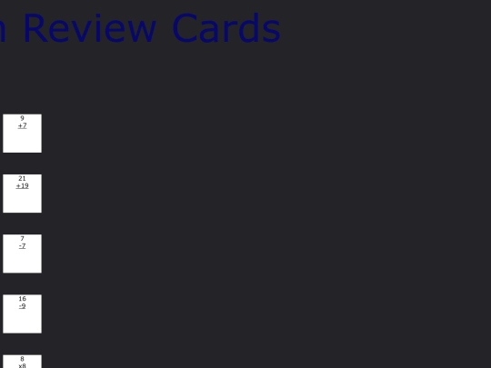ReviewCards screenshot