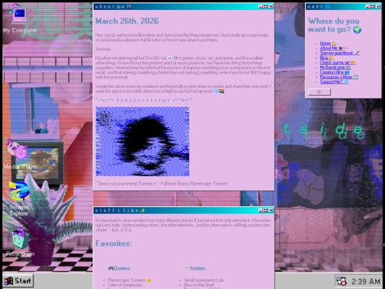 aboutme screenshot