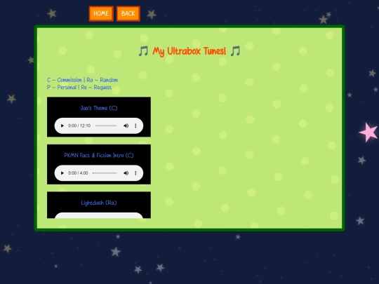 music screenshot
