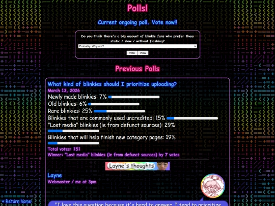 polls screenshot