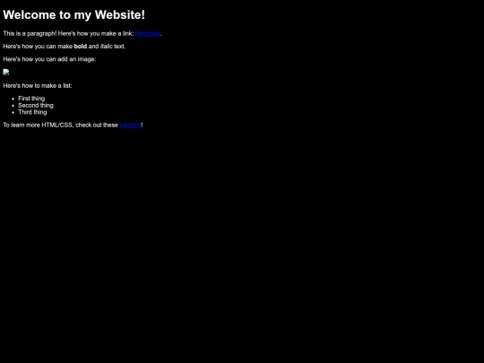 test screenshot