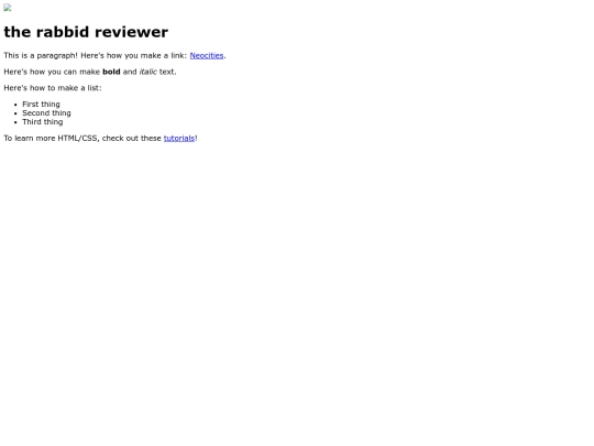 index screenshot