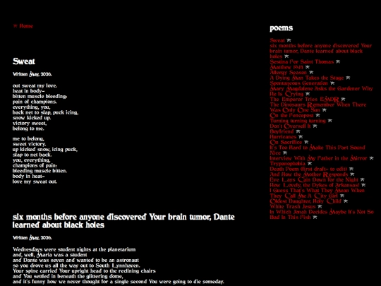 poems screenshot