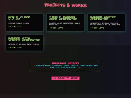 ProjectsWorks screenshot