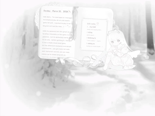 diary screenshot