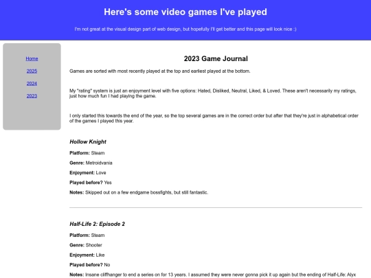 games_2023 screenshot
