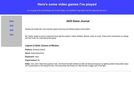 games_2025 screenshot
