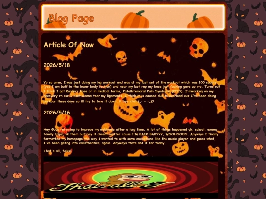 Blogpage screenshot