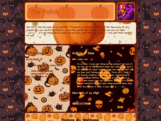Homepage screenshot