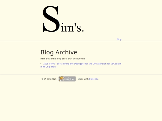 blog screenshot