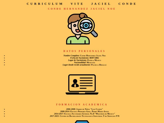 Corriculum screenshot