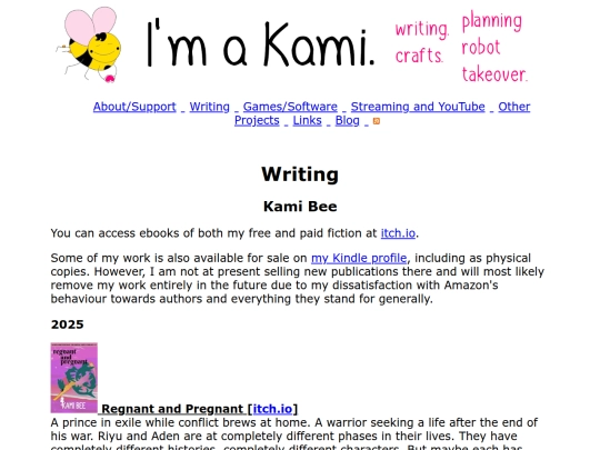 writing screenshot
