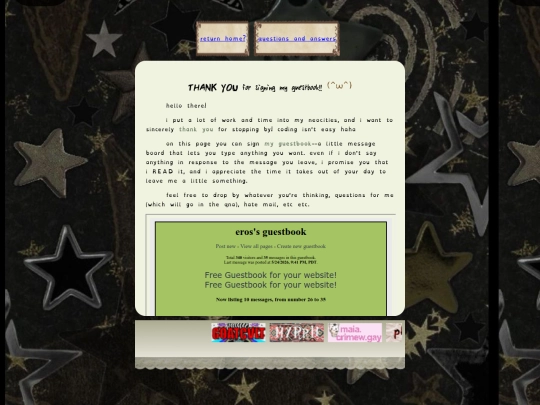 guestbook screenshot